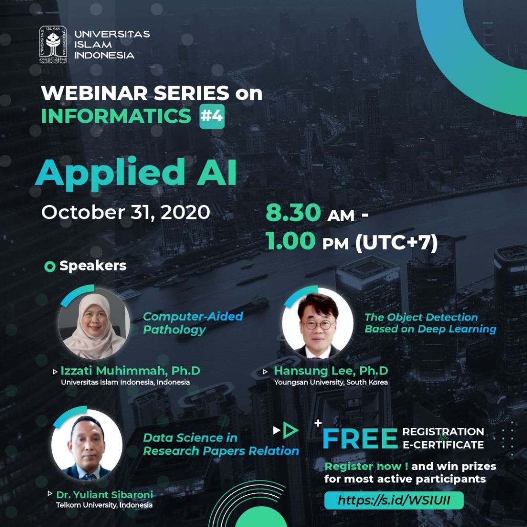 Webinar Series on Informatics: Applied AI