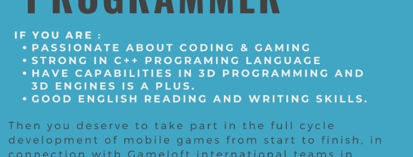 Game Programmer Gameloft