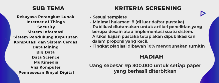 Call for Papers Jurnal SNATI 2021 Volume 2