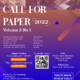 Call for Papers Jurnal SNATI 2022 Volume 2 No 1