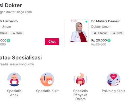 Fitur Rekomendasi Dokter di Halodoc