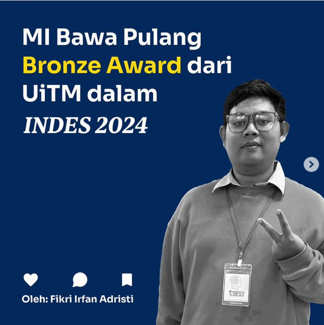 Fikri Irfan dan tim dapat bronze award di INDES 2024