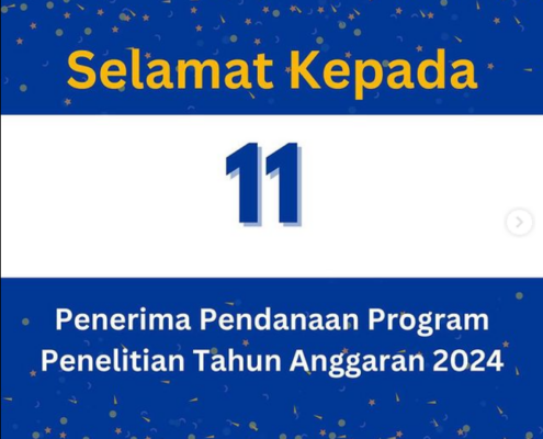 Selamat sebelas penerima pendanaan tesis