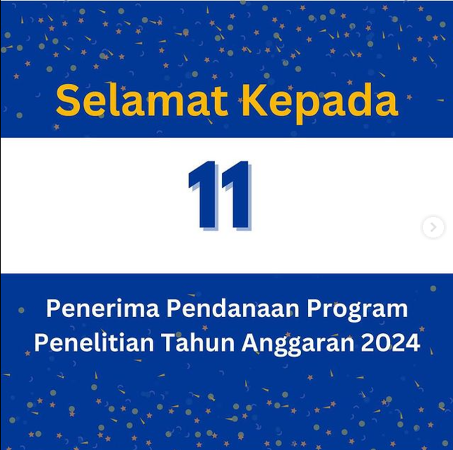 Selamat sebelas penerima pendanaan tesis